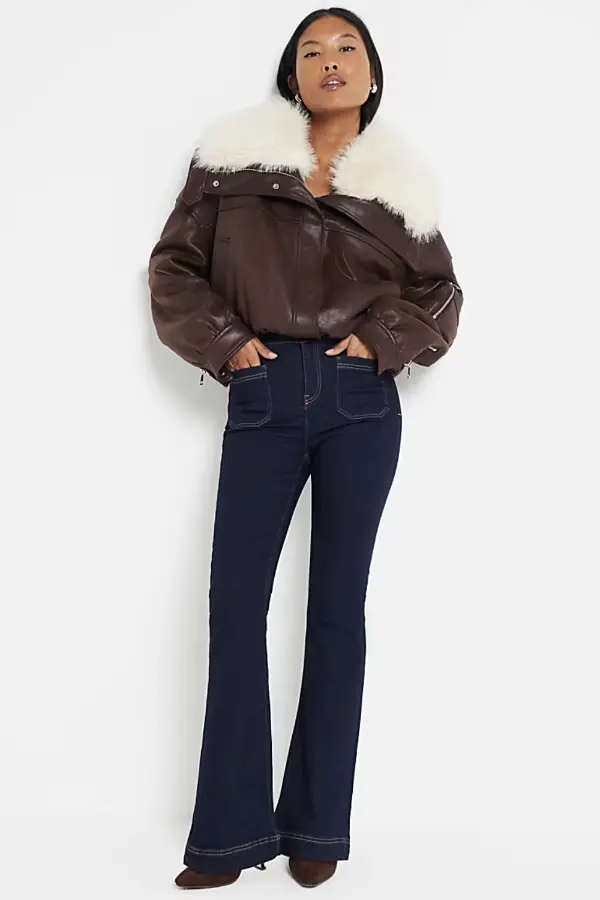 Flare Jeans Outfit Winter