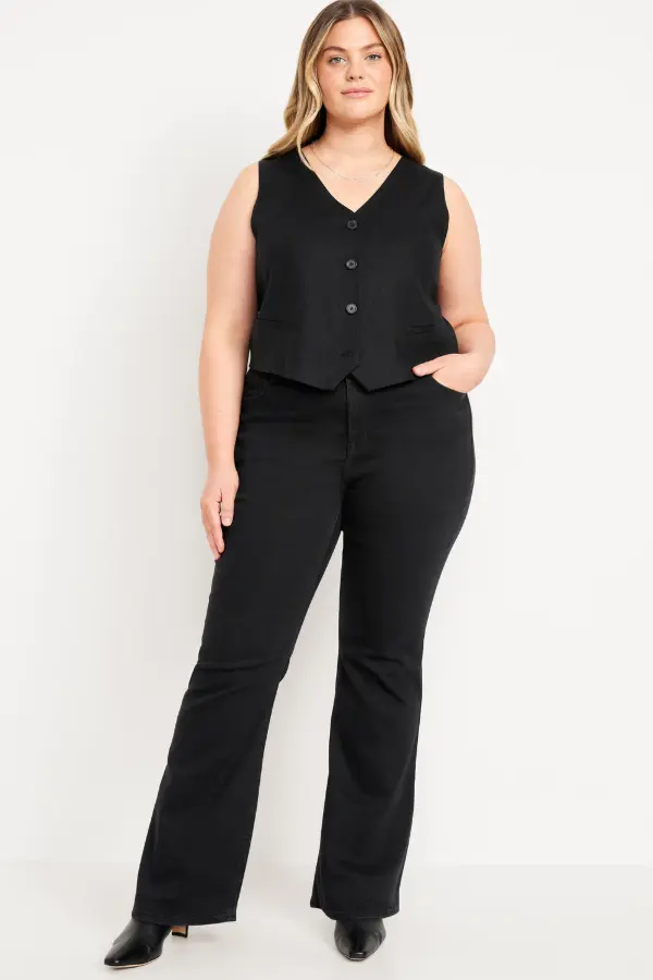 Flare Jeans Plus Size