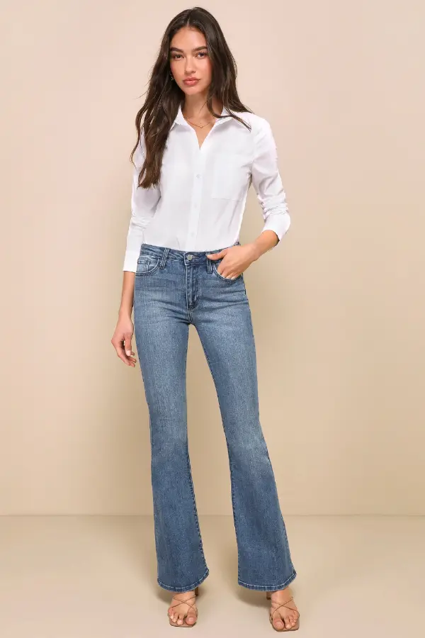 Flare Jeans Work Outfit