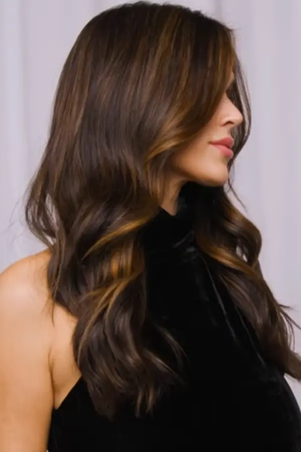 Golden Brunette Hair