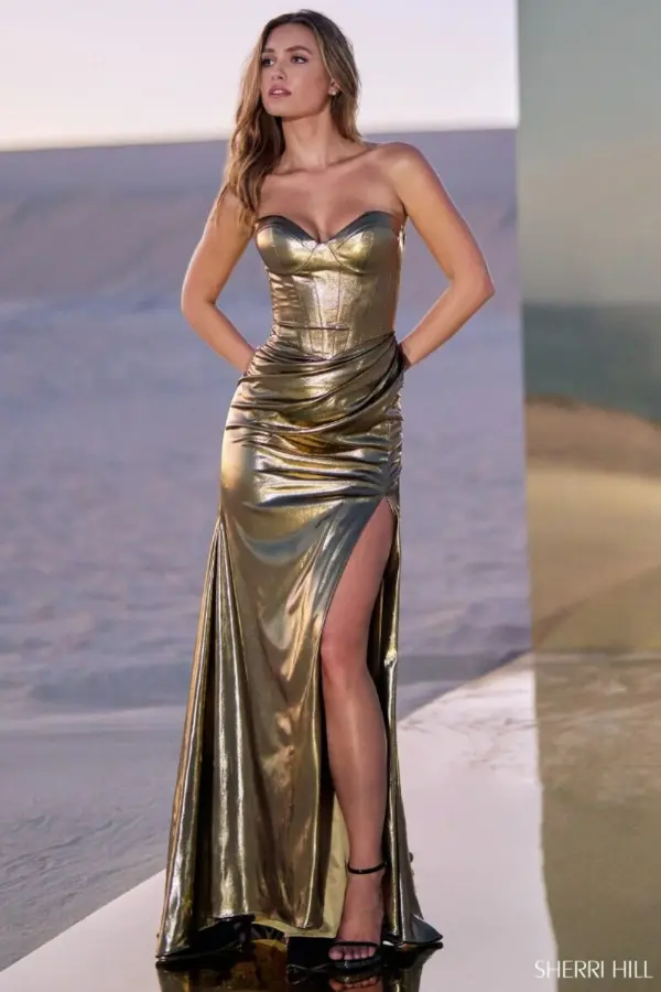 Metallic Dress Outfit