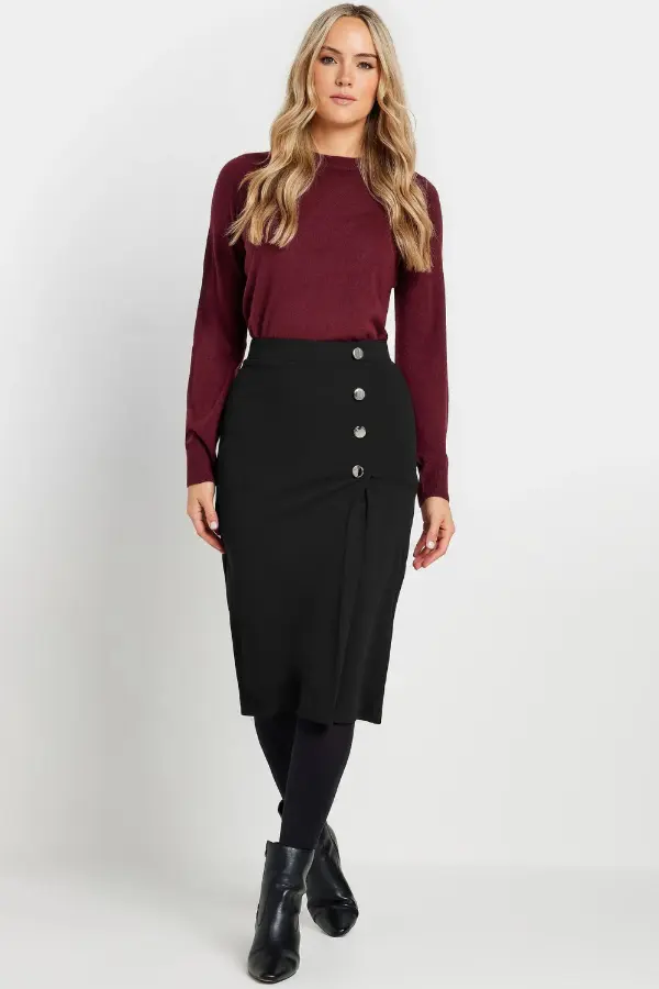 Pencil Skirt Outfits Winter