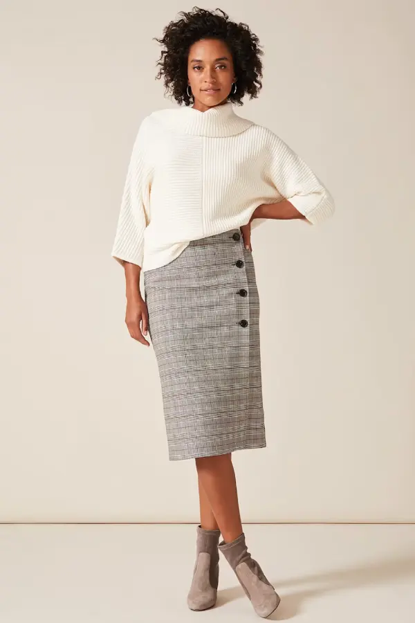 Pencil Skirt Winter Outfit
