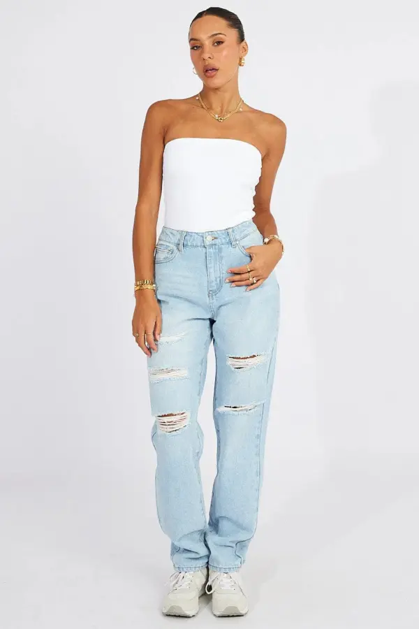 Ripped Jeans Outfit Spring