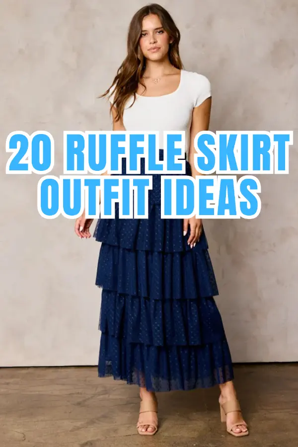 Ruffle Skirt Outfit Ideas