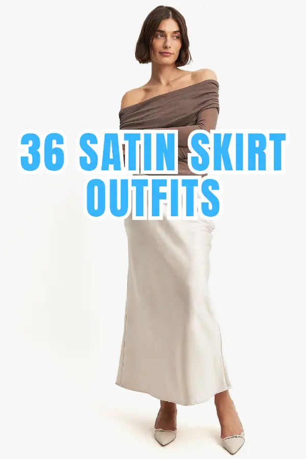 Satin Skirt Outfits
