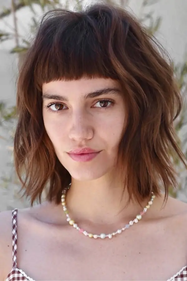 Shag Haircut With Bangs