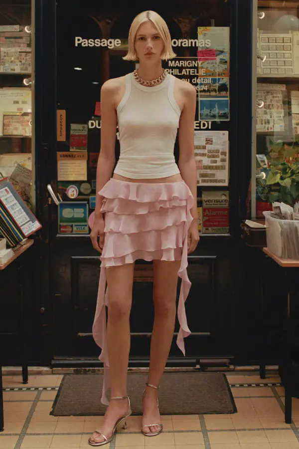 Short Ruffle Skirt