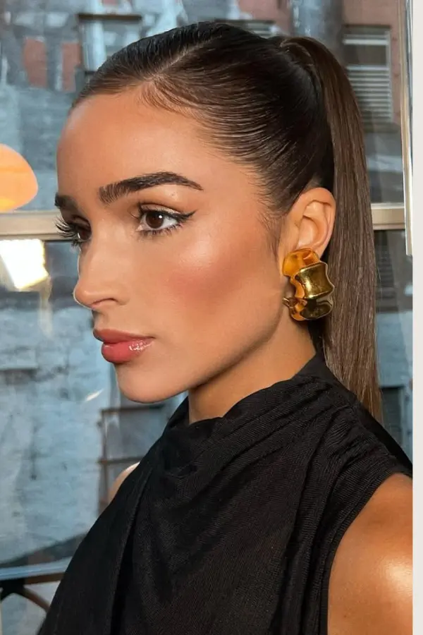Side Part Ponytail