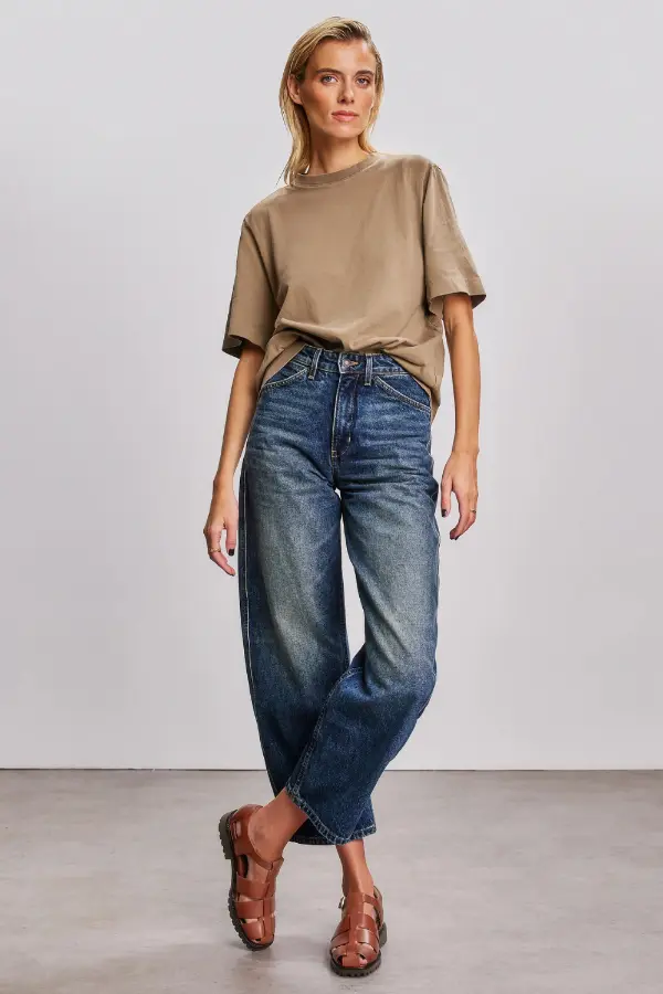 Jeans and Sandals Outfit Casual