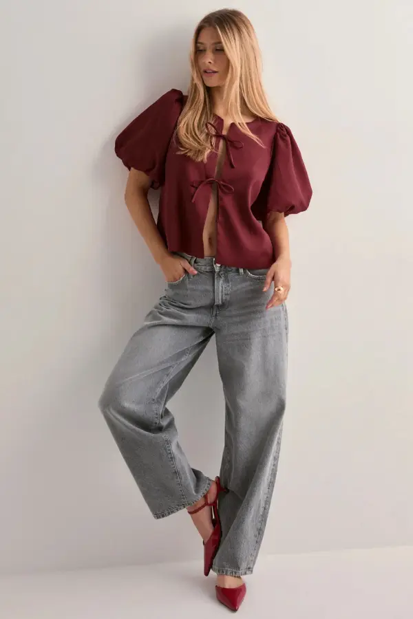 Satin Blouse Outfit Casual