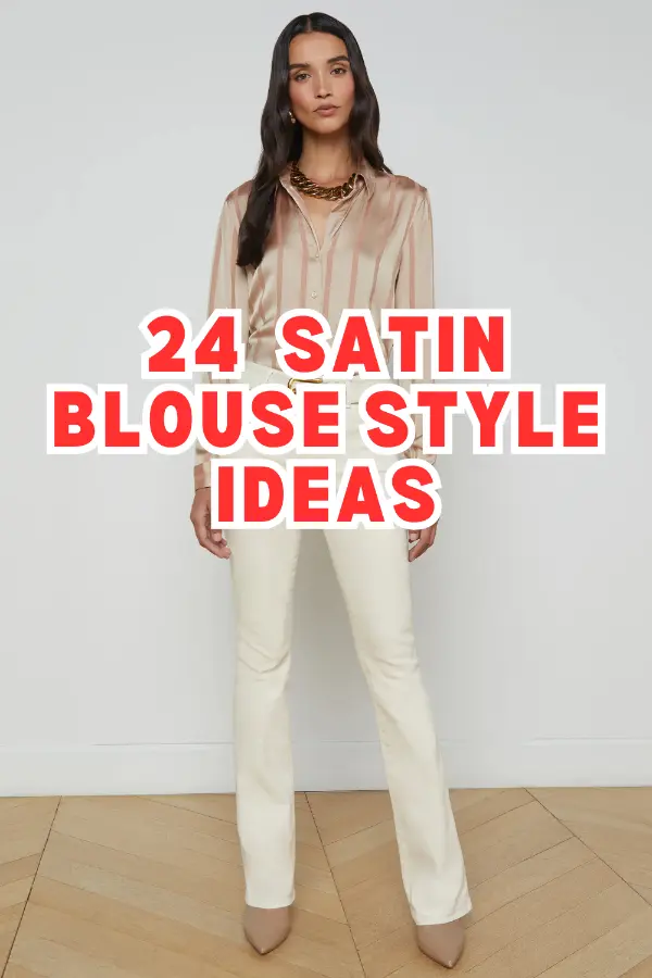 Satin Blouse Style Ideas