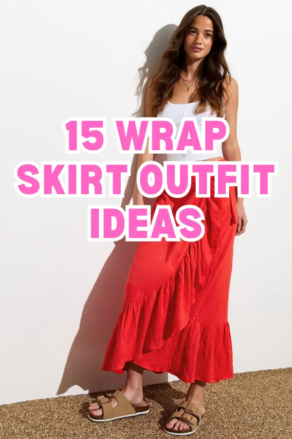 Wrap Skirt Outfit Ideas