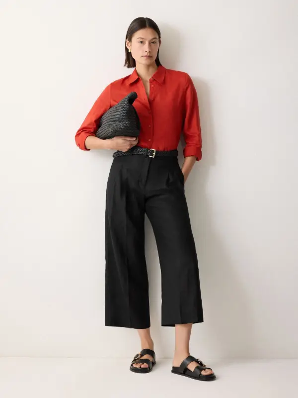Black Linen Pants