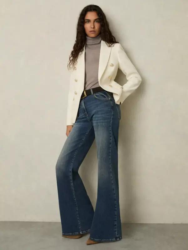 Casual White Blazer Outfit