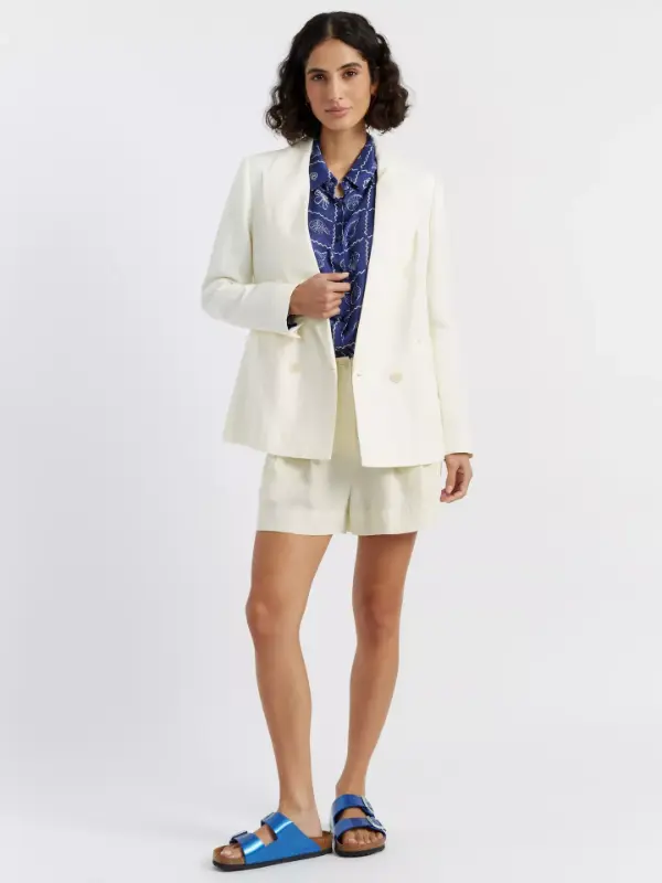 Casual White Blazer Outfit
