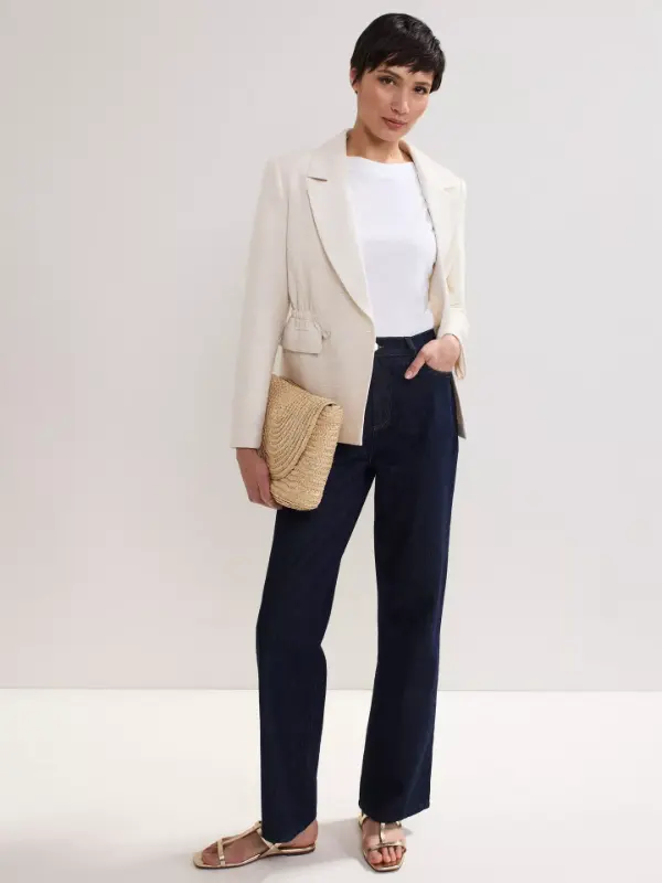 Dressy White Blazer Outfit