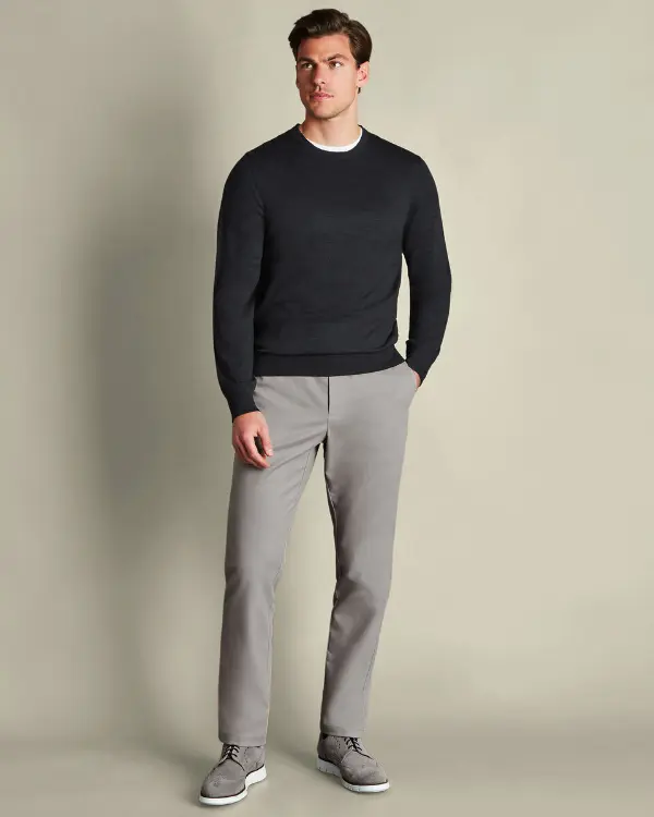 Grey Pants Outfit Men