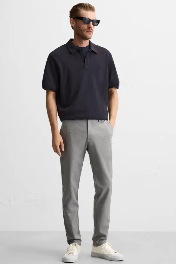 Grey Pants Outfit Men