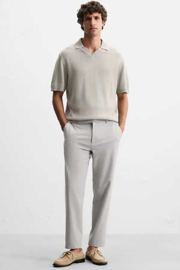 Grey Pants Outfit Men Ideas