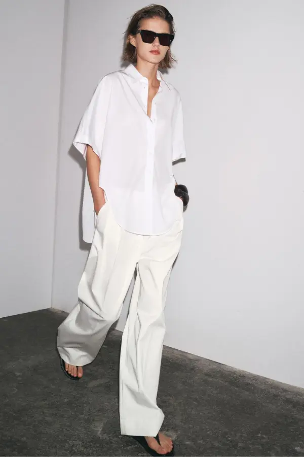 White Shirt Summer Outfit
