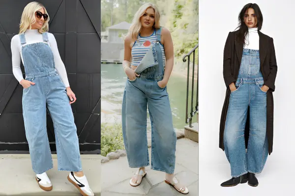 Barrel Overalls Outfit Women