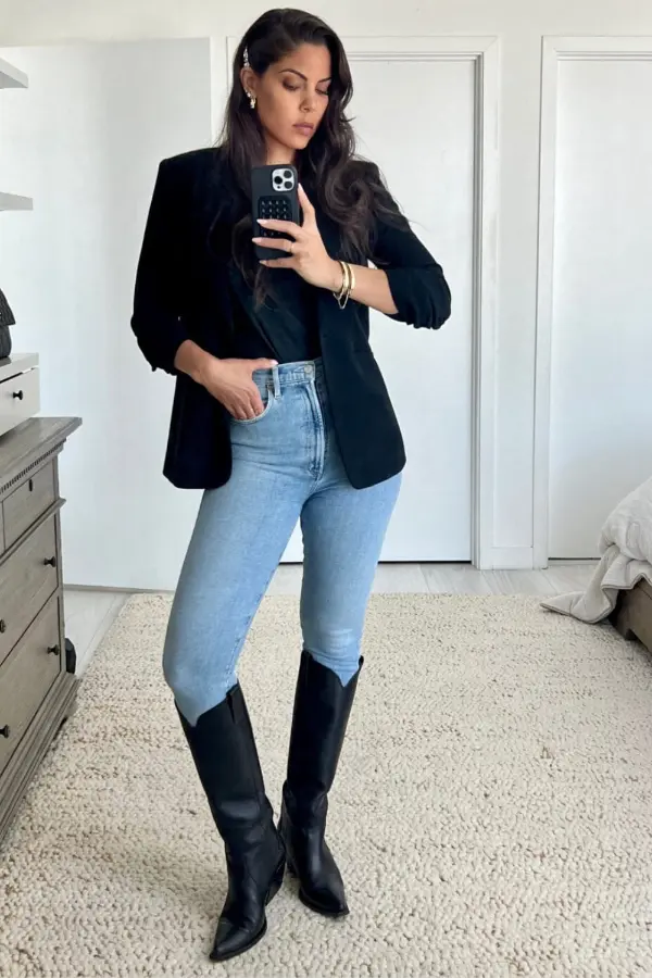 Knee High Boots With Jeans