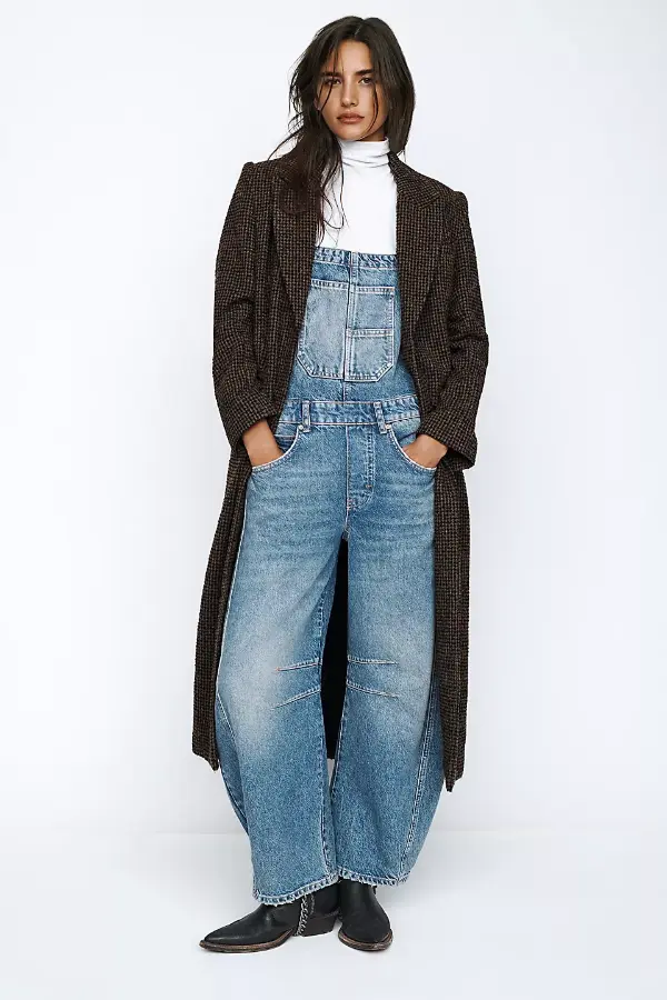 Barrel Overalls Outfit Winter