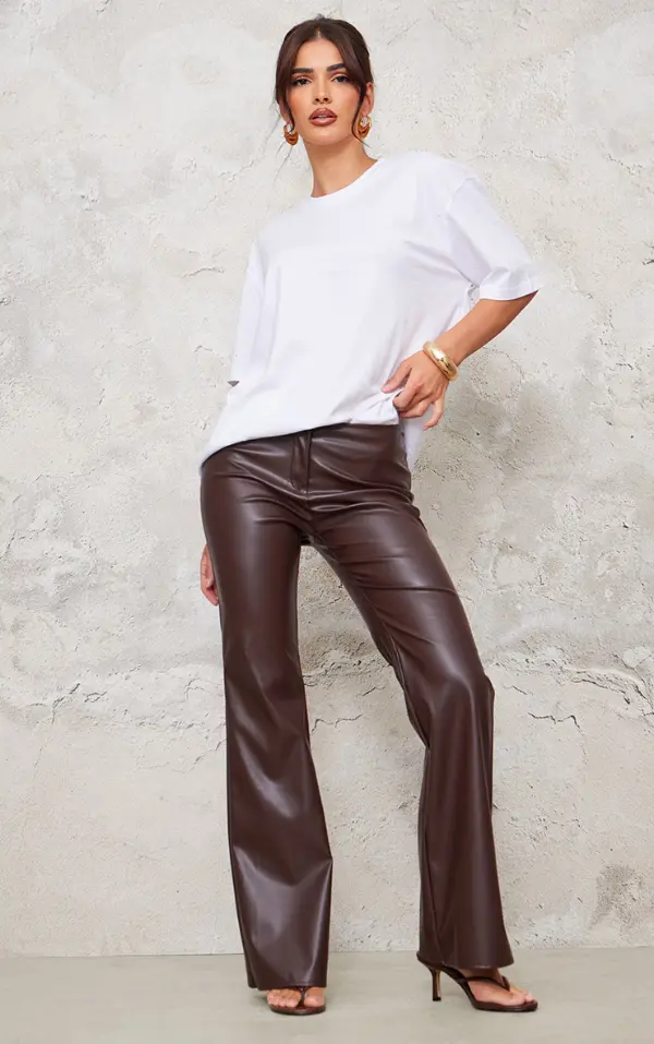 Brown Leather Pants