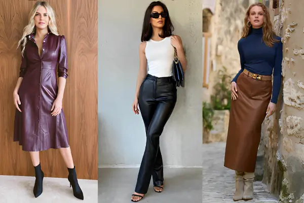 Faux Leather Outfits Ideas