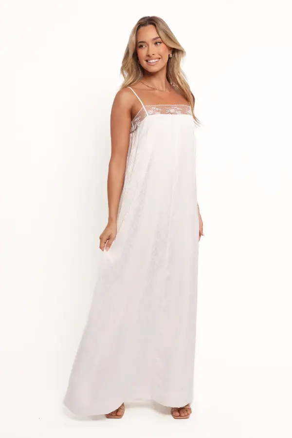 Long White Summer Dress
