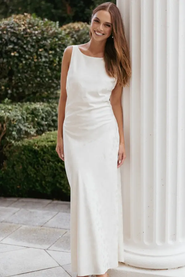 Long White Summer Dress