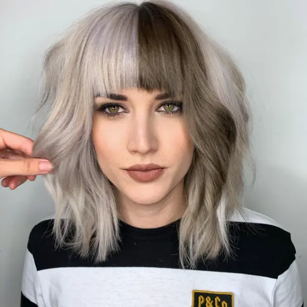 Medium Length Hair With Bangs