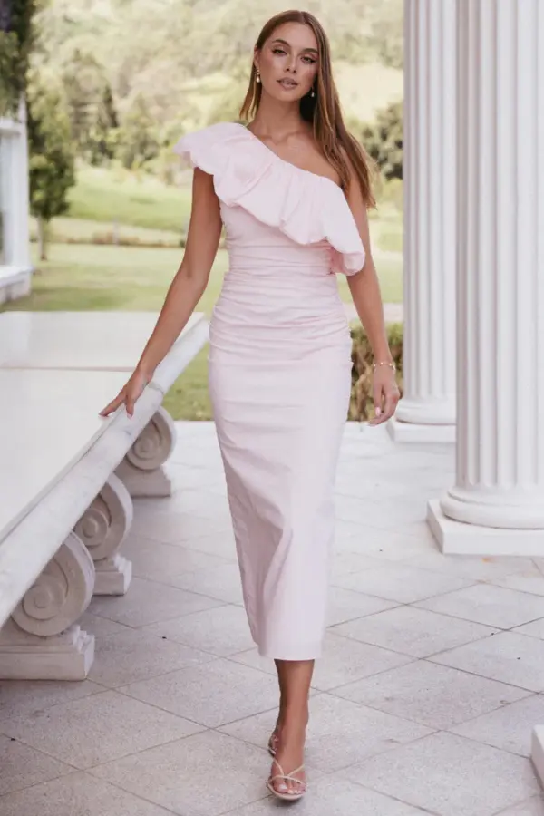 One Shoulder Dress Outfit