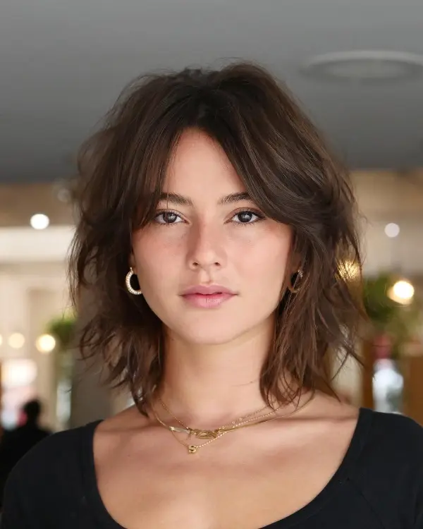 Shoulder Length Hair with Bangs