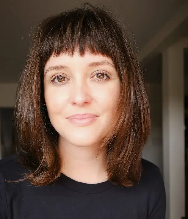 Shoulder Length Hair with Bangs