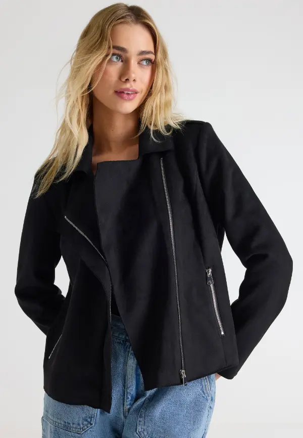 Black Suede Jacket Ideas