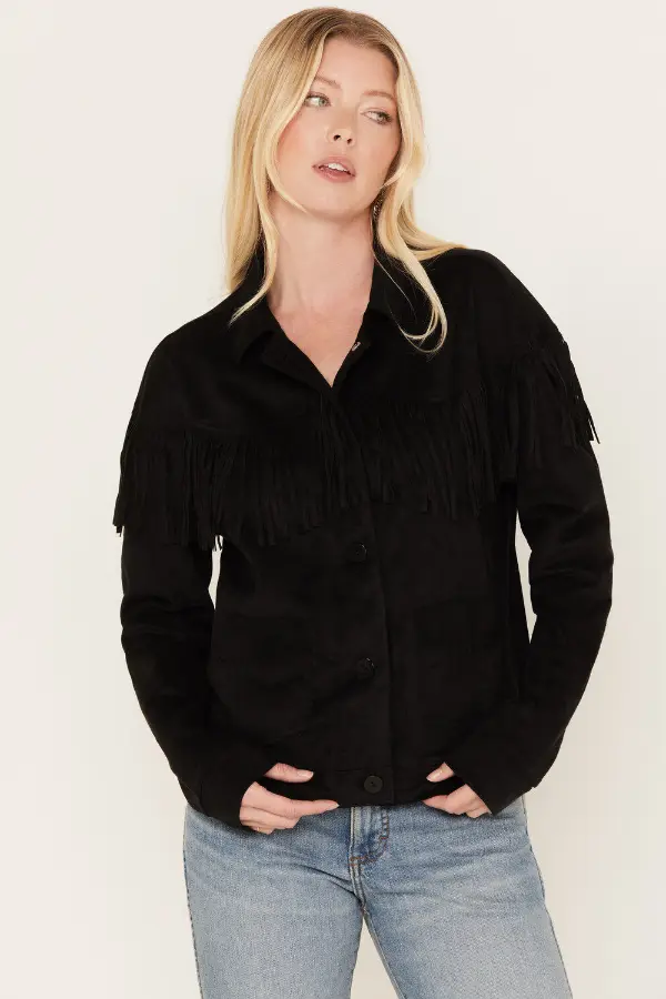 Black Suede Jacket Outfit Ideas