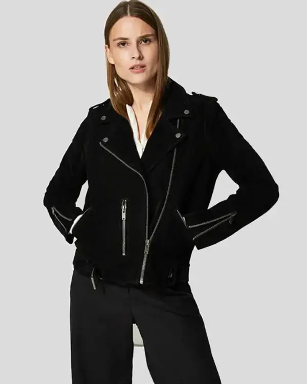 Black Suede Jackets For Women