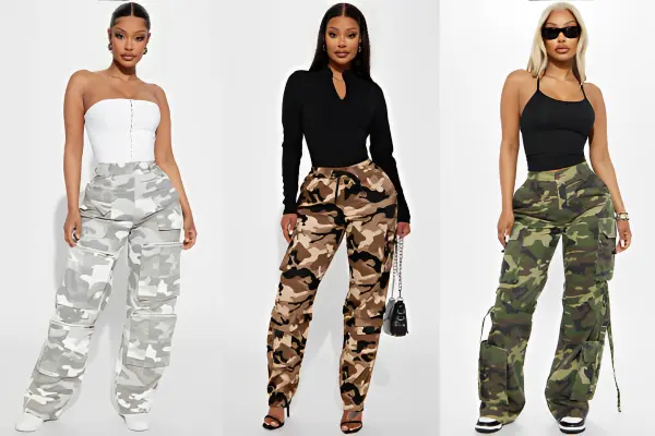 Camo Cargo Pants Women