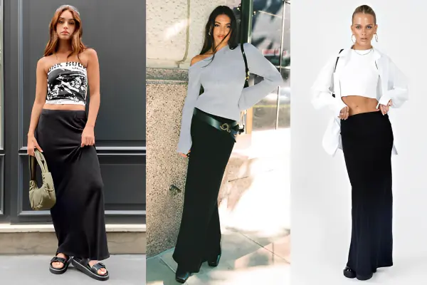 Long Black Skirts Ideas