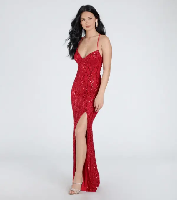Red Hoco Dress