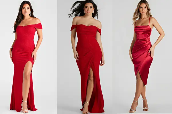 Red Hoco Dresses Ideas