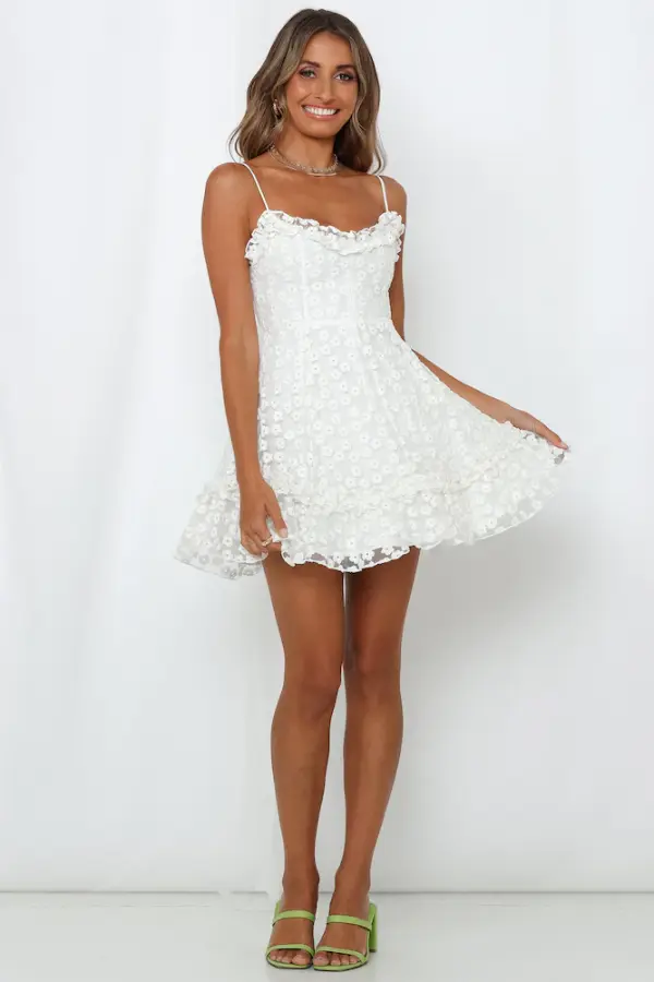 White Lace Dress 