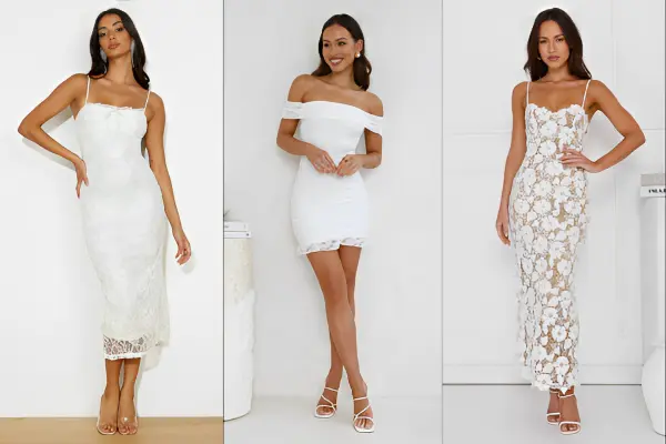 White Lace Dresses