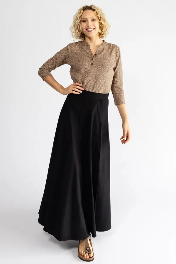 Wrap Aroud Skirt Outfit