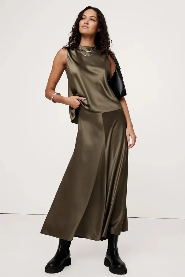 Midi Skirt Outfit Going Out