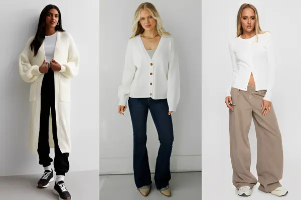 White Cardigan Ideas