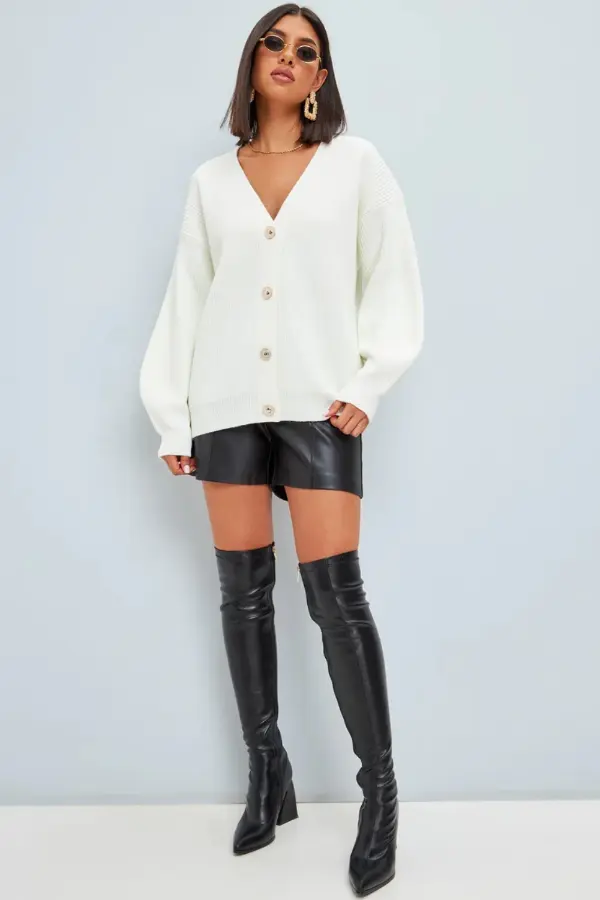 White Cardigan
