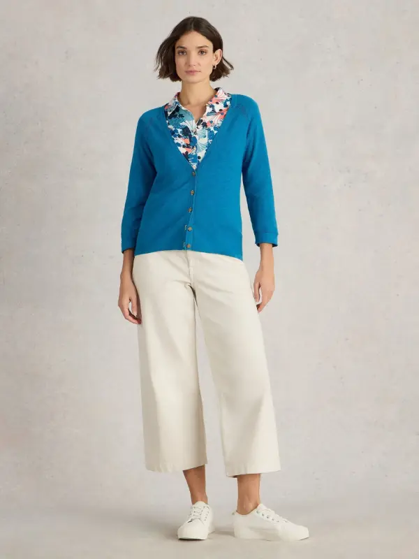 Blue Cardigan Outfit